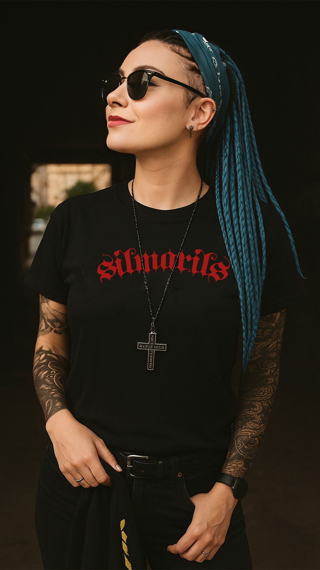 T-Shirt SILMARILS Noir & Blanc / Noir & Rouge / Noir & Bleu