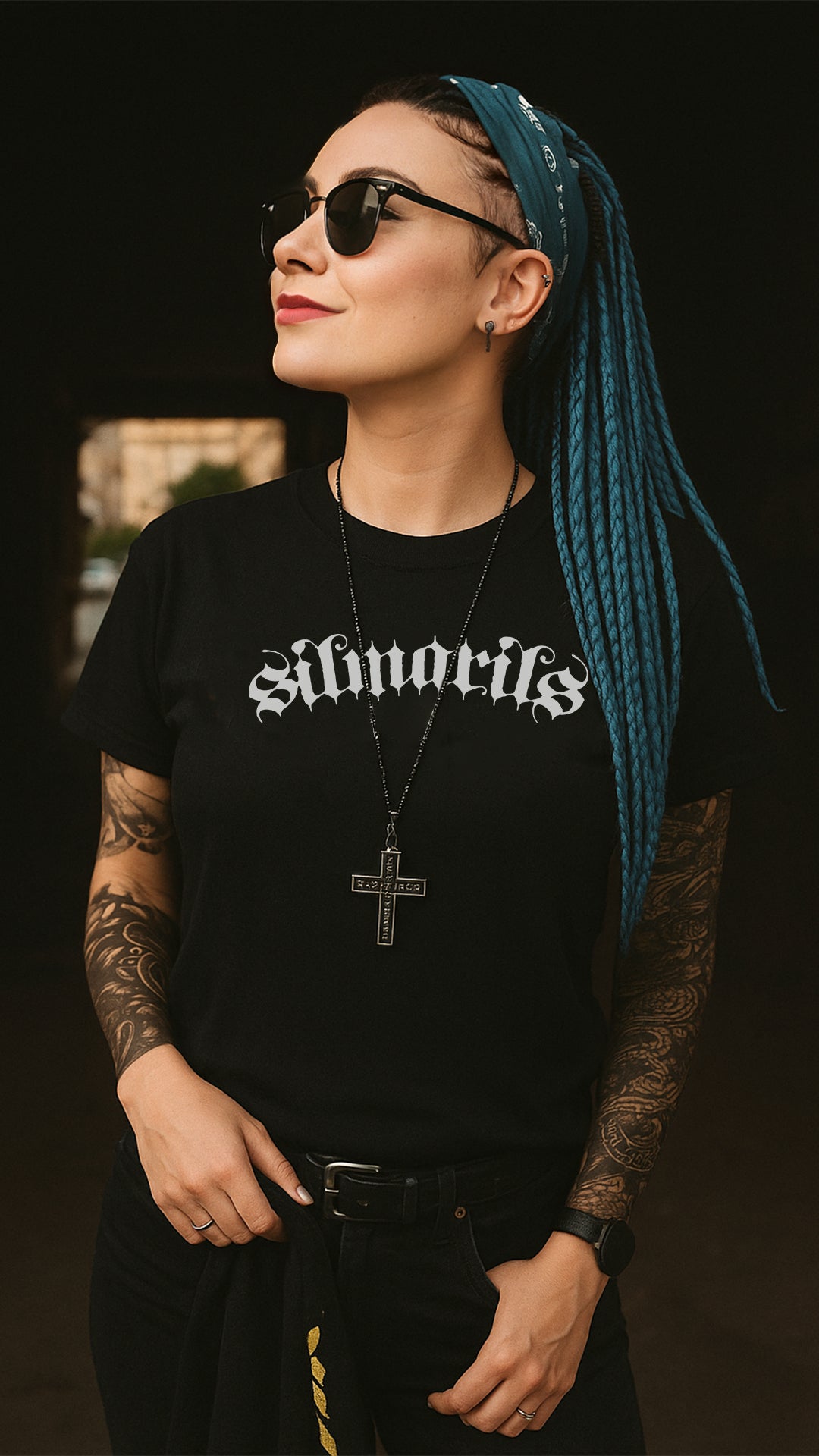 T-Shirt SILMARILS Noir & Blanc / Noir & Rouge / Noir & Bleu