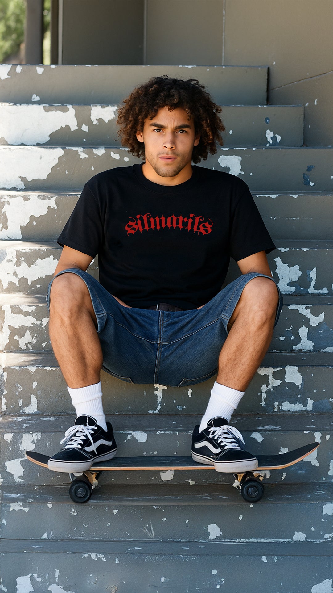 T-Shirt SILMARILS Noir & Blanc / Noir & Rouge / Noir & Bleu