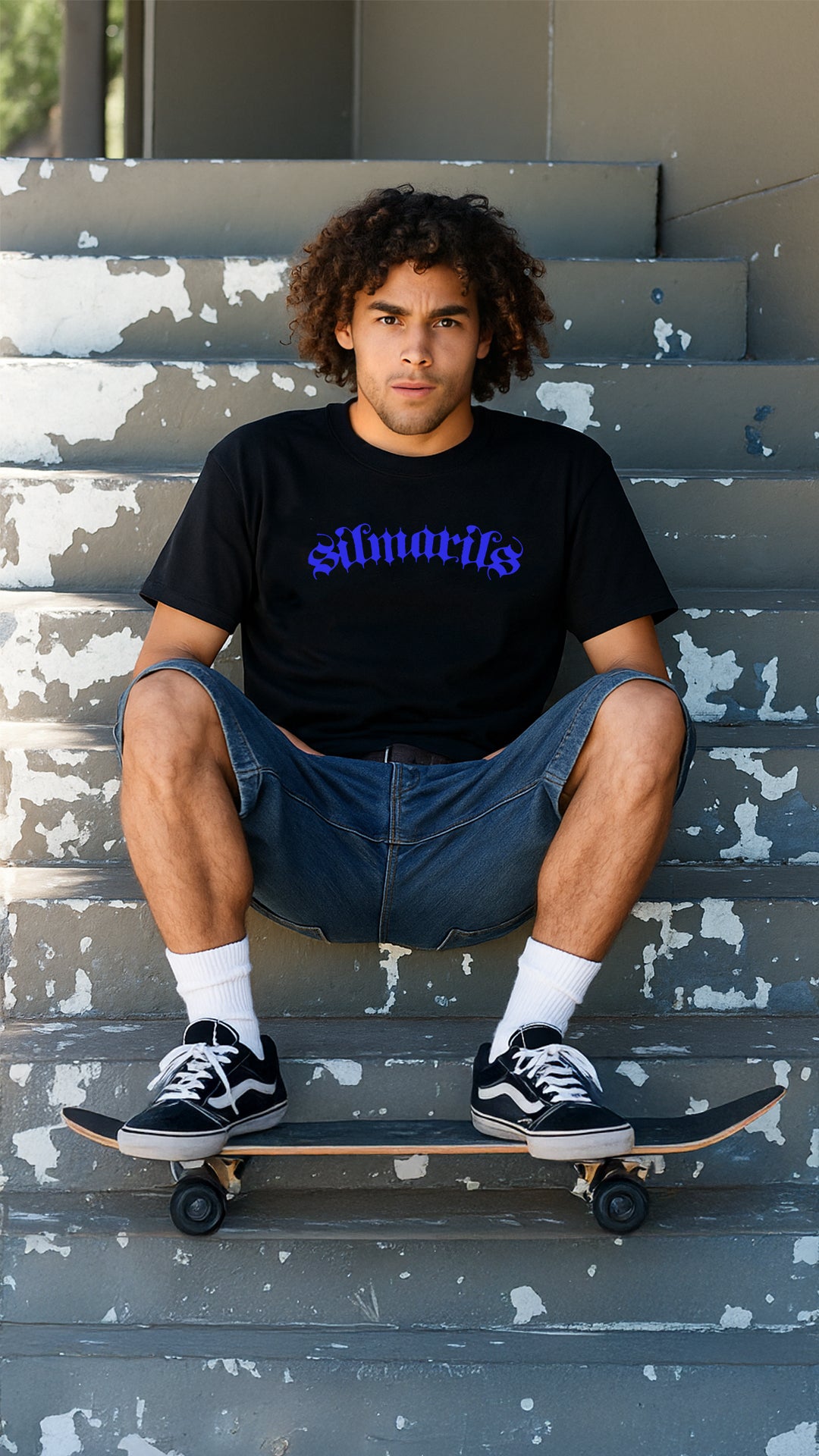 T-Shirt SILMARILS Noir & Blanc / Noir & Rouge / Noir & Bleu