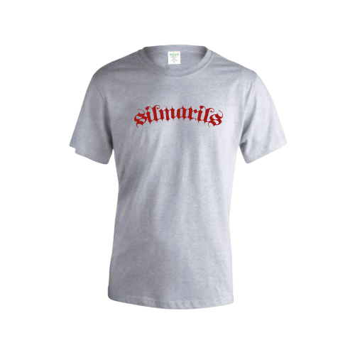 T-Shirt SILMARILS Gris & rouge / Gris & Bleu