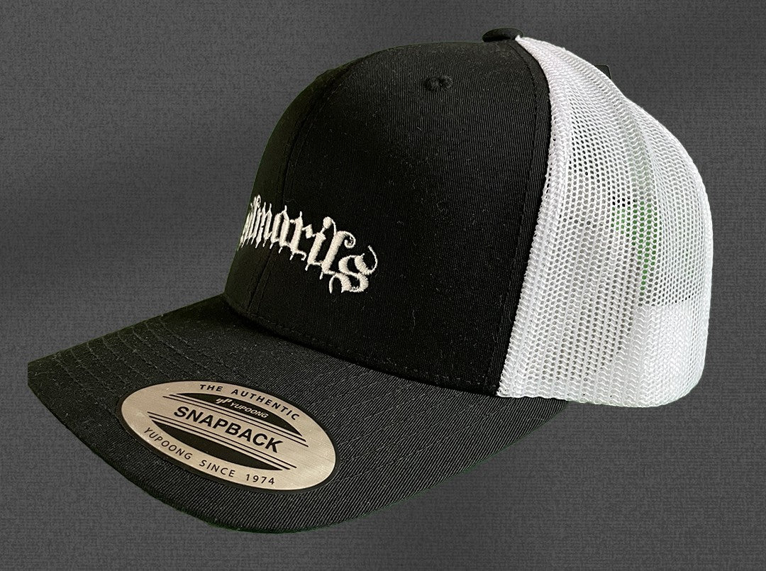 Casquette trucker brodée SILMARILS Noire et Blanche
