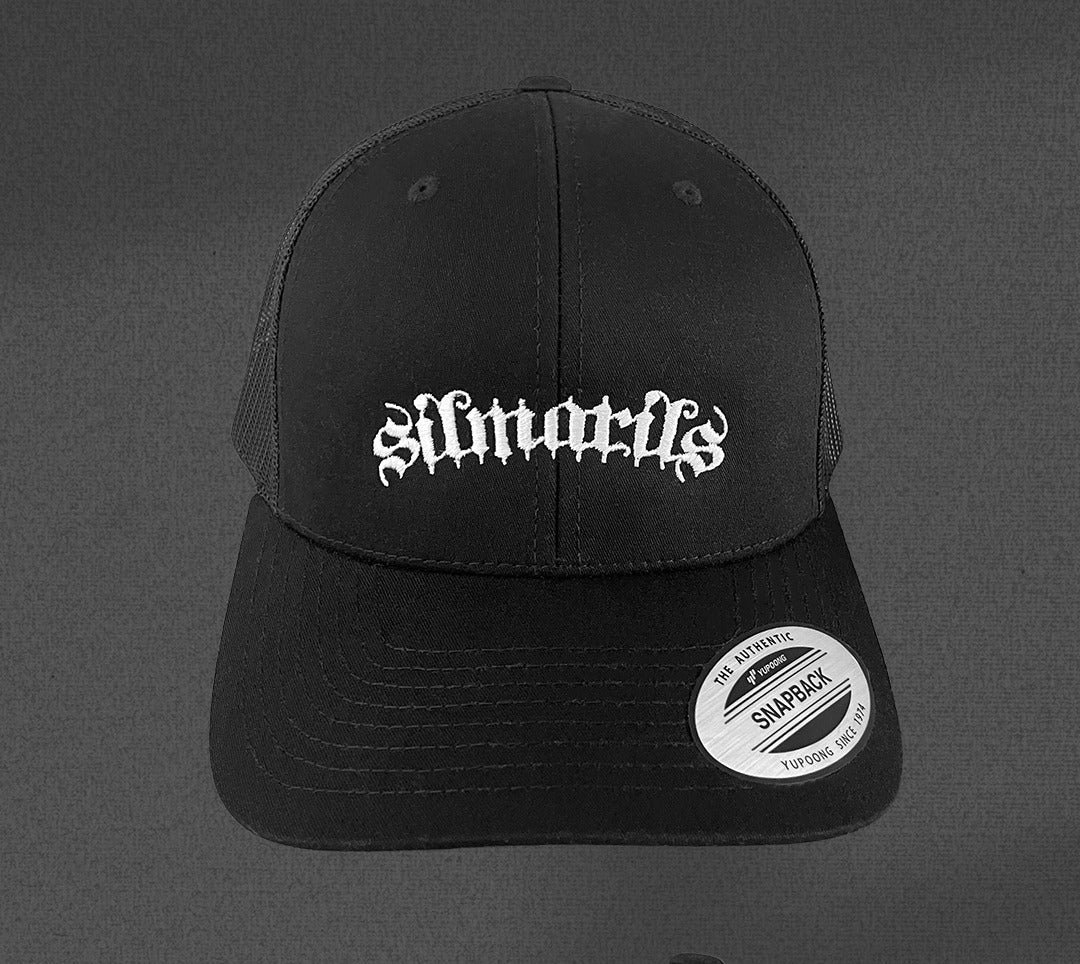 Casquette trucker brodée SILMARILS Noire intégral