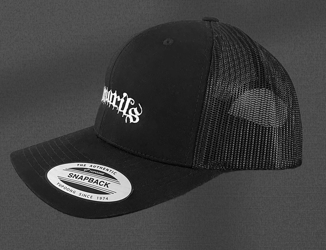Casquette trucker brodée SILMARILS Noire intégral